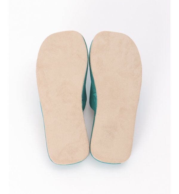 Lbc with Life「茶竹厚底ロゴスリッパ」|ルームシューズ|