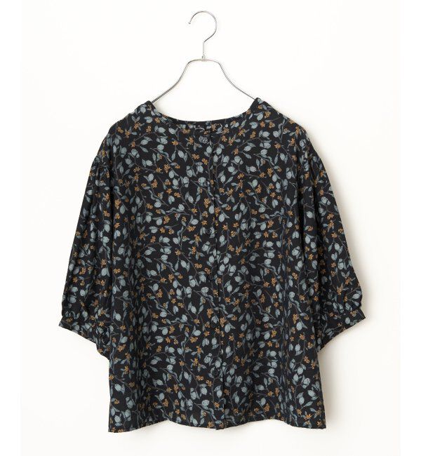 Lbc with Life「ボタニカルプリント2WAYブラウス」|シャツ・ブラウス|