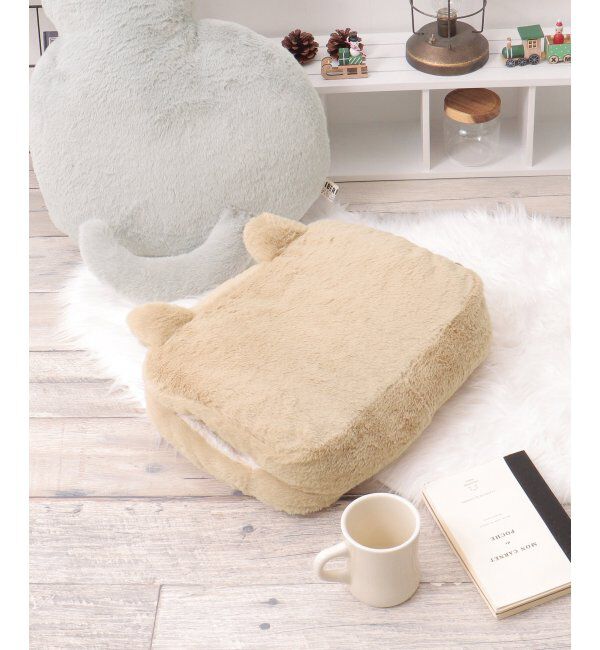 Lbc with Life「HIBERNATION クッション ハンドウォーマー 25」|クッション・クッションカバー|ベージュ