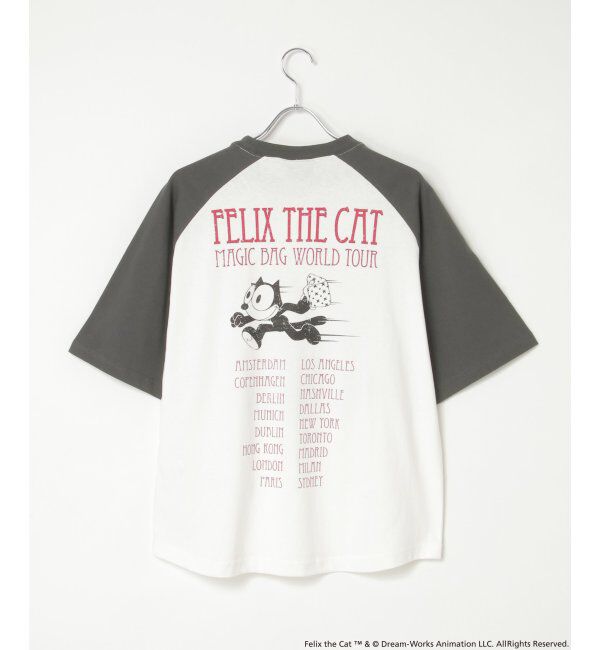 VENCE share style「&rdquo;Felix the cat&rdquo; フィリックス・ザ・キャット / ラグランTシャツ」|Tシャツ・カットソー|