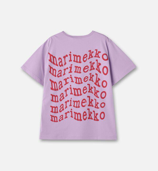 Marimekko「Vihne Unikko Placement Tシャツ」|シャツ・ブラウス|
