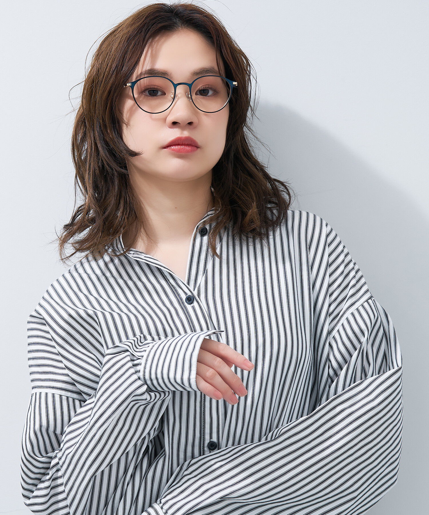  「ボストン型 メガネ｜ベーシック＆トレンド感のあるコンビフレーム レンズ交換券付き」|メガネ|