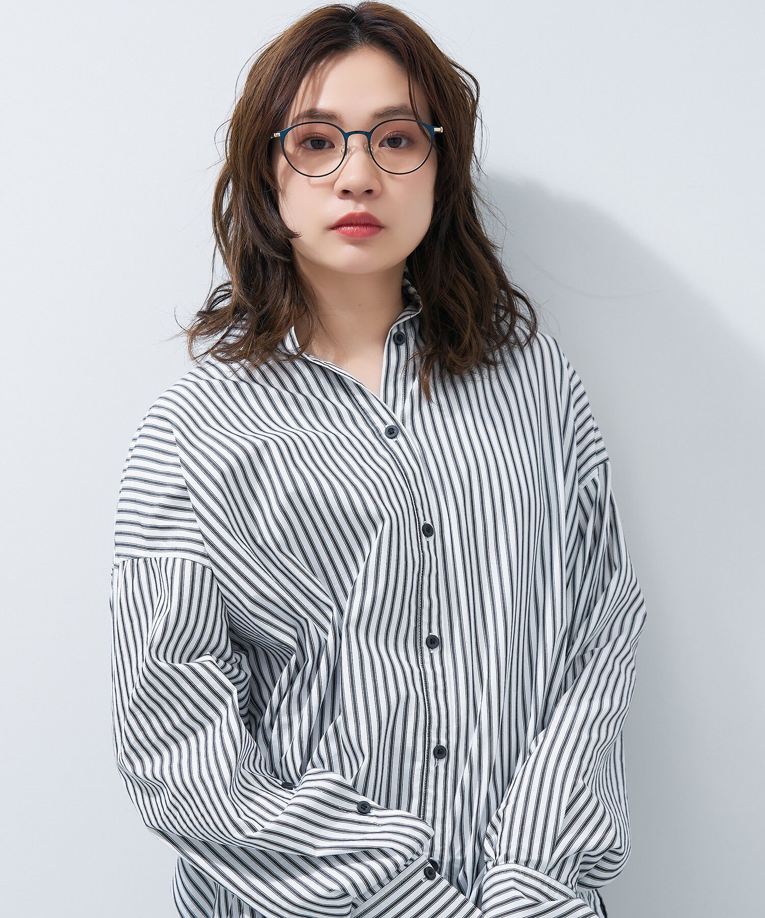  「ボストン型 メガネ｜ベーシック＆トレンド感のあるコンビフレーム レンズ交換券付き」|メガネ|