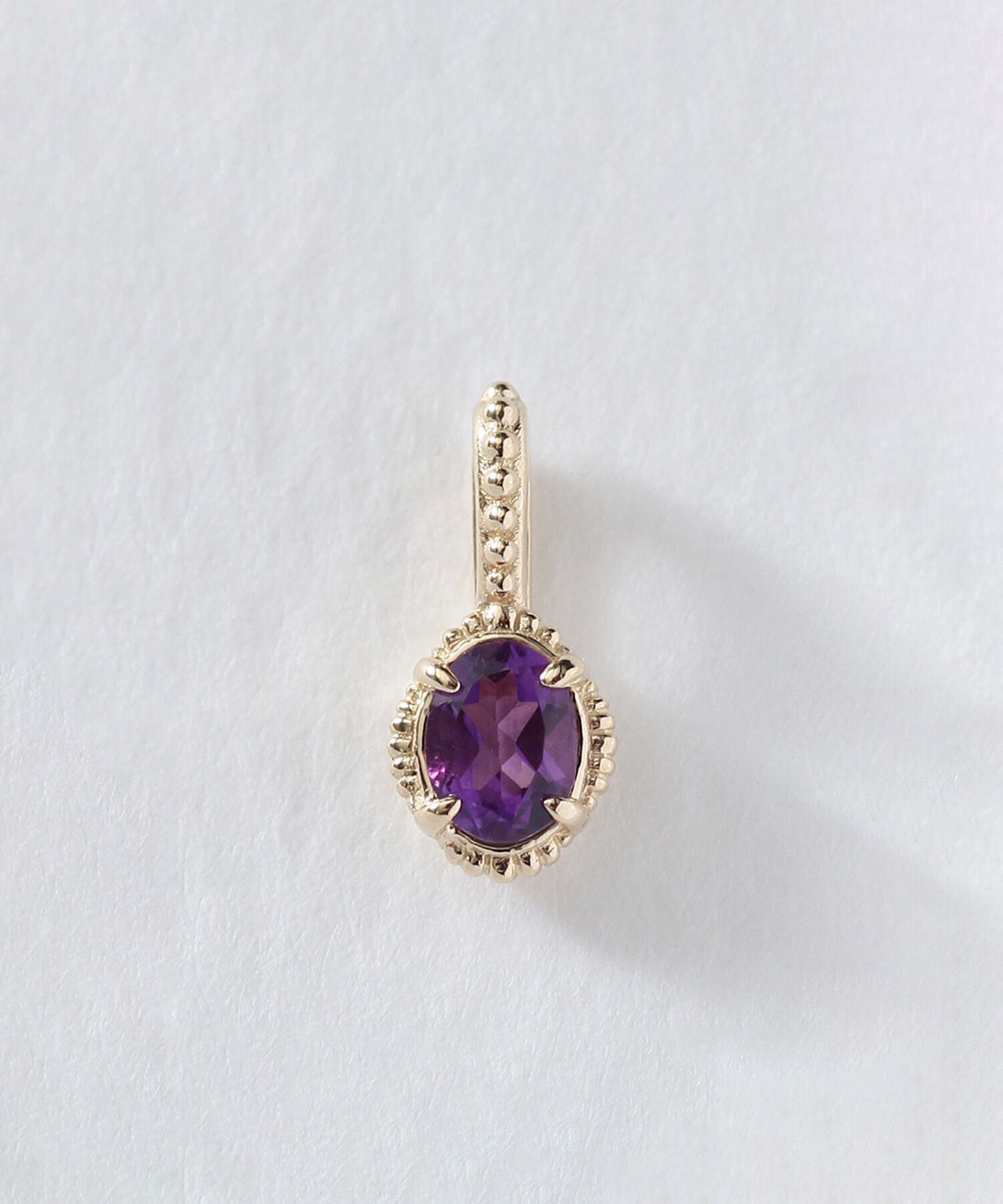  「K10 誕生石チャーム【ネックレスチャーム】1月・2月・3月・6月・8月・10月・11月・12月」|ネックレス|PUR