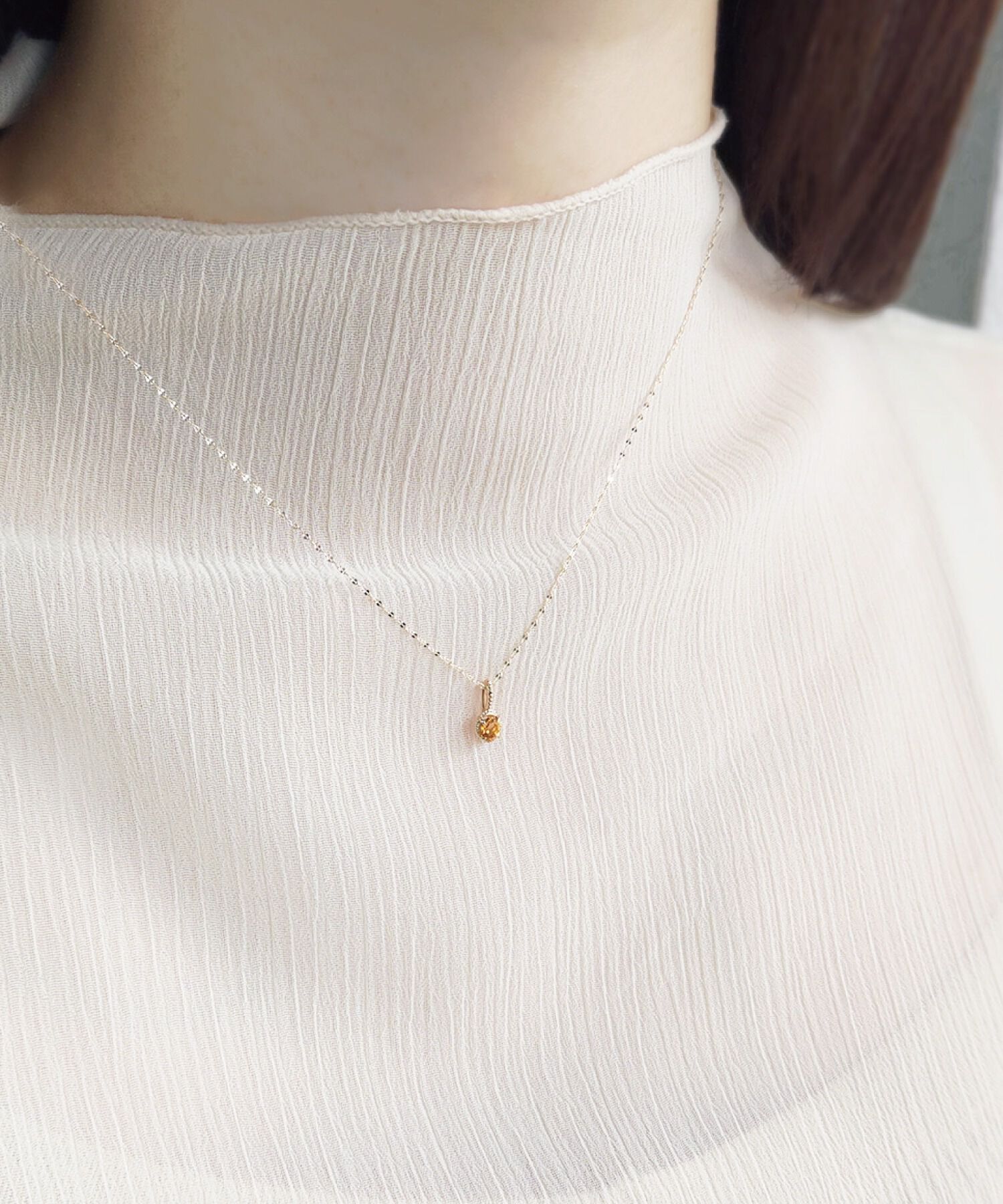  「K10 誕生石チャーム【ネックレスチャーム】1月・2月・3月・6月・8月・10月・11月・12月」|ネックレス|