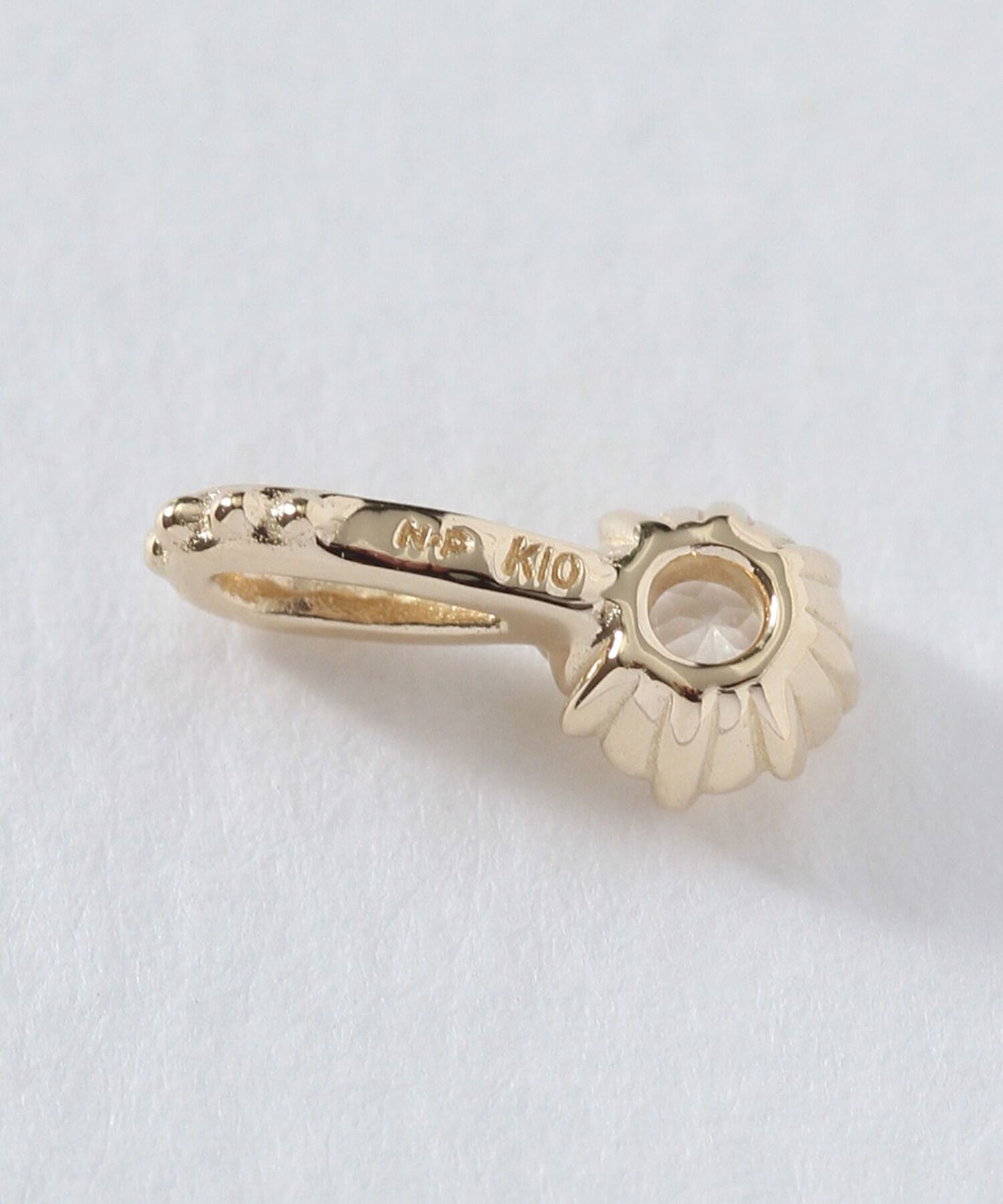  「K10 誕生石チャーム【ネックレスチャーム】1月・2月・3月・6月・8月・10月・11月・12月」|ネックレス|