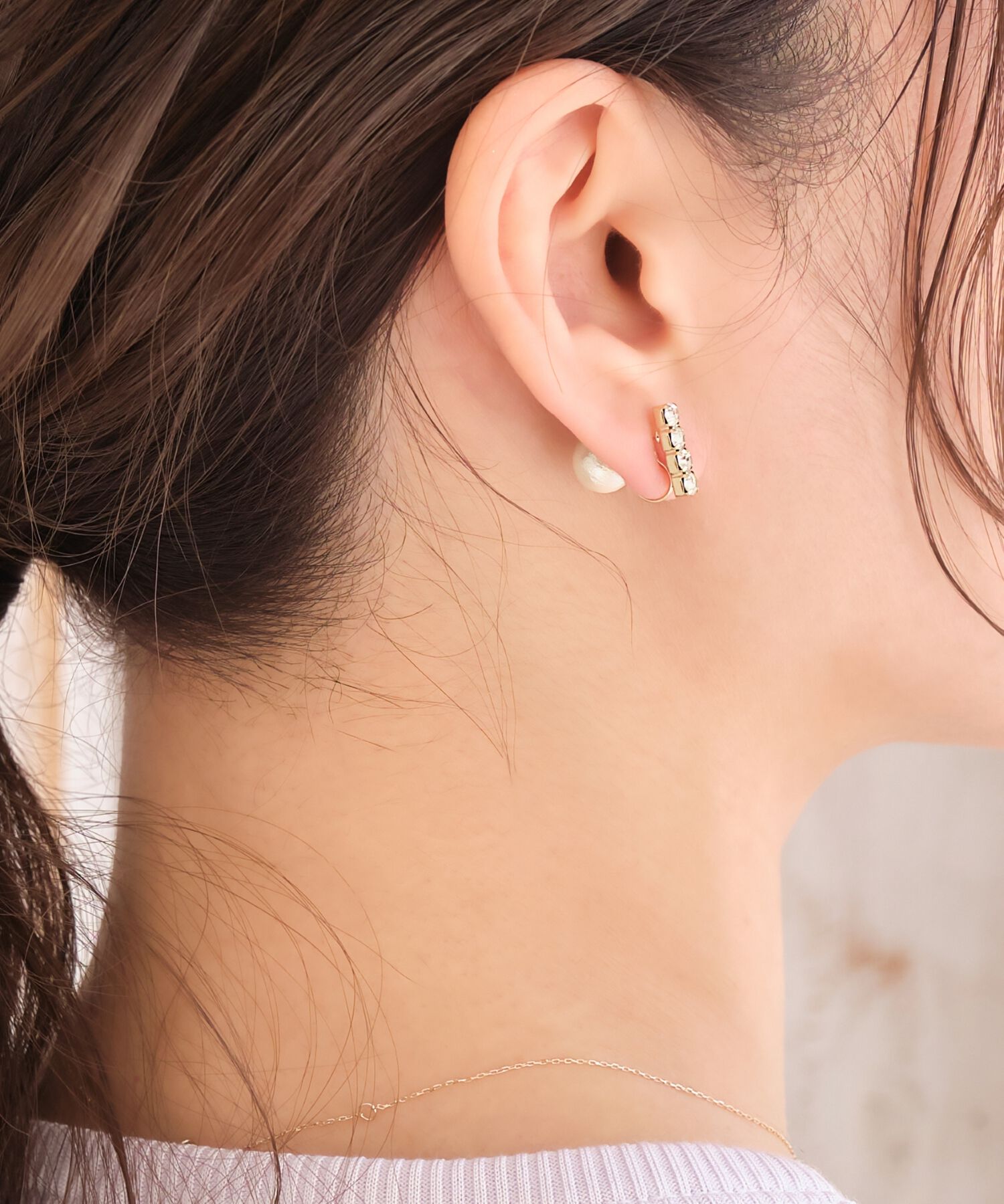 Phoebe「2wayベーシックパールスタイリッシュイヤリング」|イヤリング|