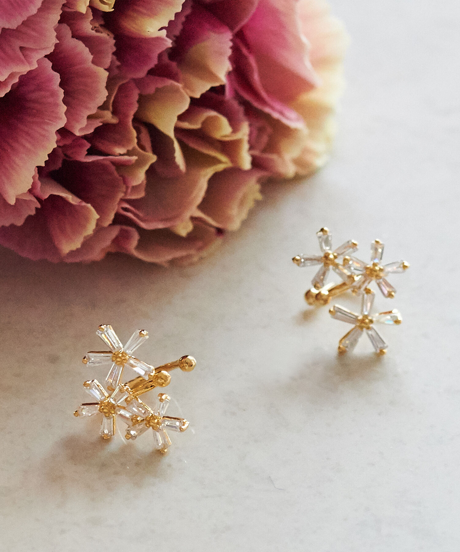 Phoebe「フラワーガーデンカフイヤリング」|イヤーカフ|