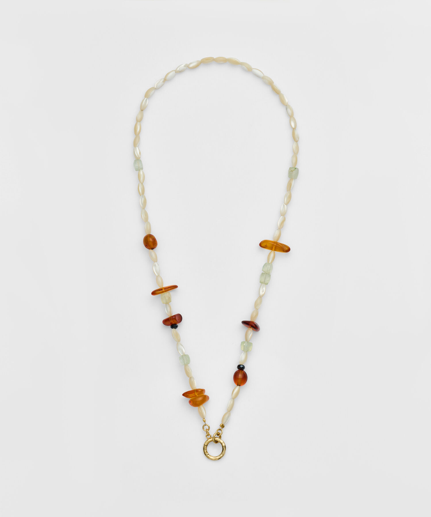  「ゴールドマルチストーンネックレス」|ネックレス|