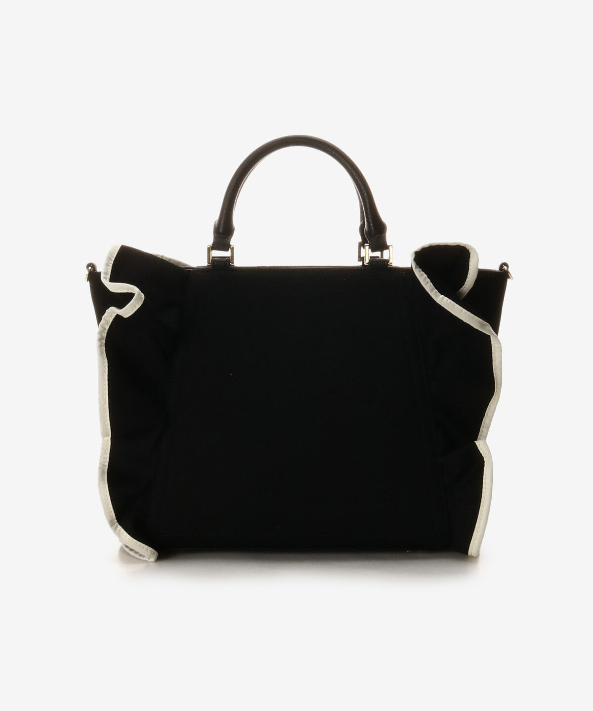 Samantha Vega「パイピングフリルハンドバッグ（大）」|ハンドバッグ|