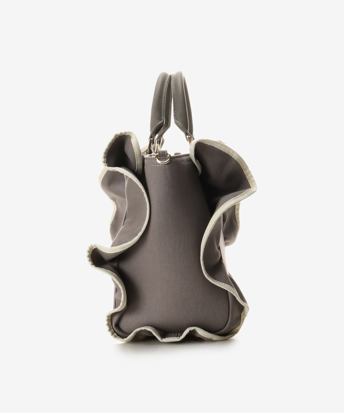 Samantha Vega「パイピングフリルハンドバッグ（大）」|ハンドバッグ|