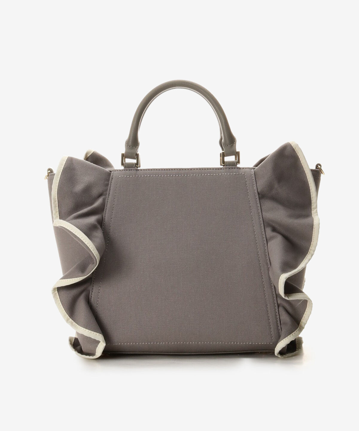 Samantha Vega「パイピングフリルハンドバッグ（大）」|ハンドバッグ|