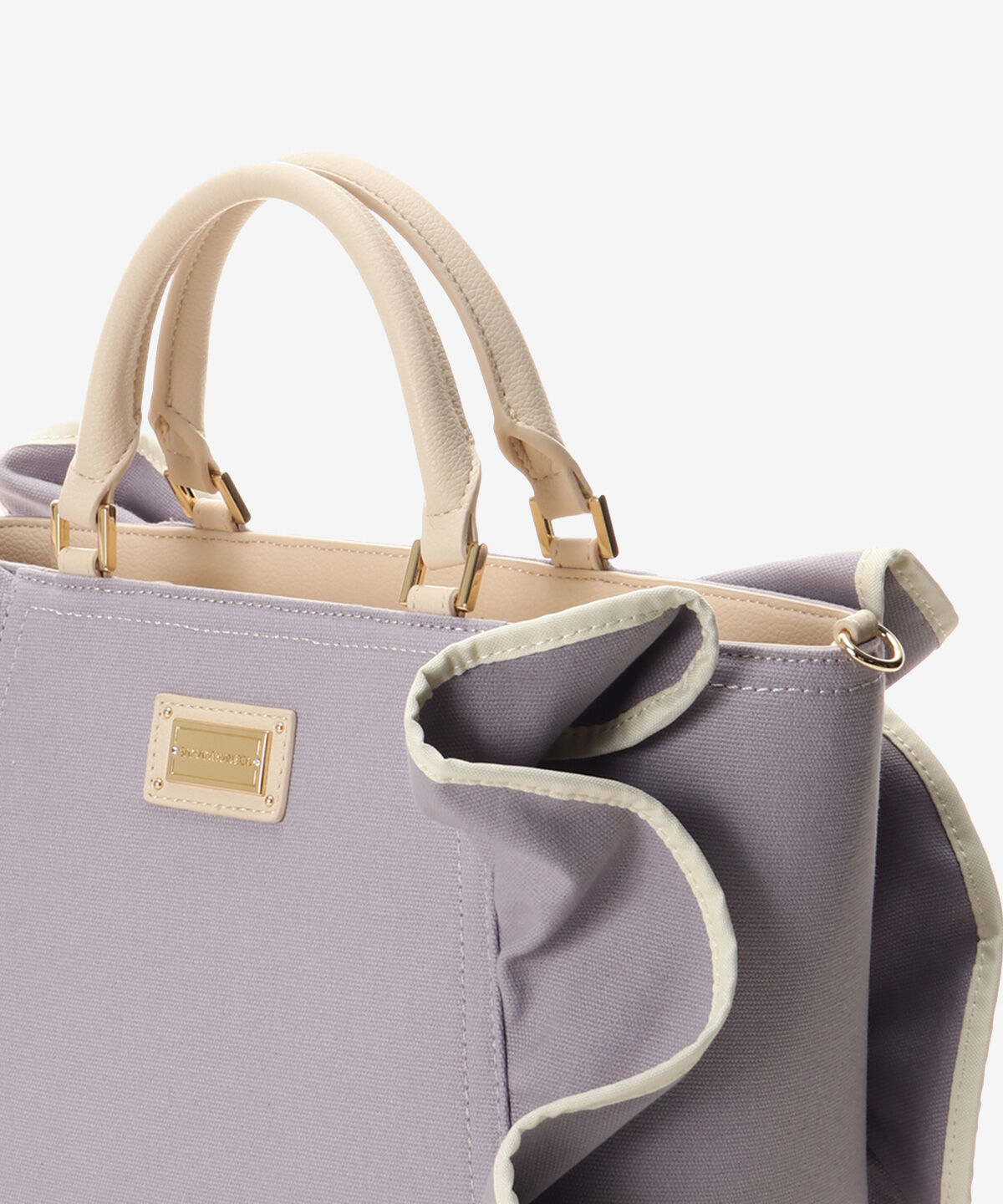 Samantha Vega「パイピングフリルハンドバッグ（大）」|ハンドバッグ|