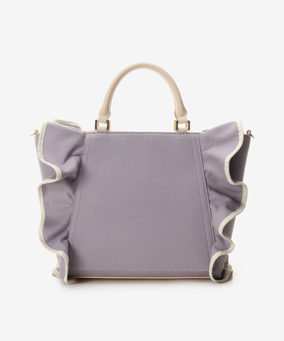 Samantha Vega「パイピングフリルハンドバッグ（大）」|ハンドバッグ|