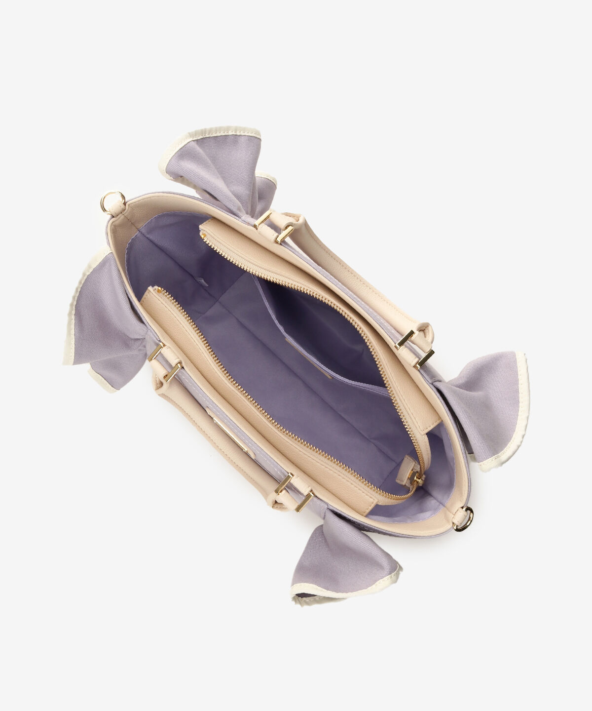 Samantha Vega「パイピングフリルハンドバッグ（大）」|ハンドバッグ|