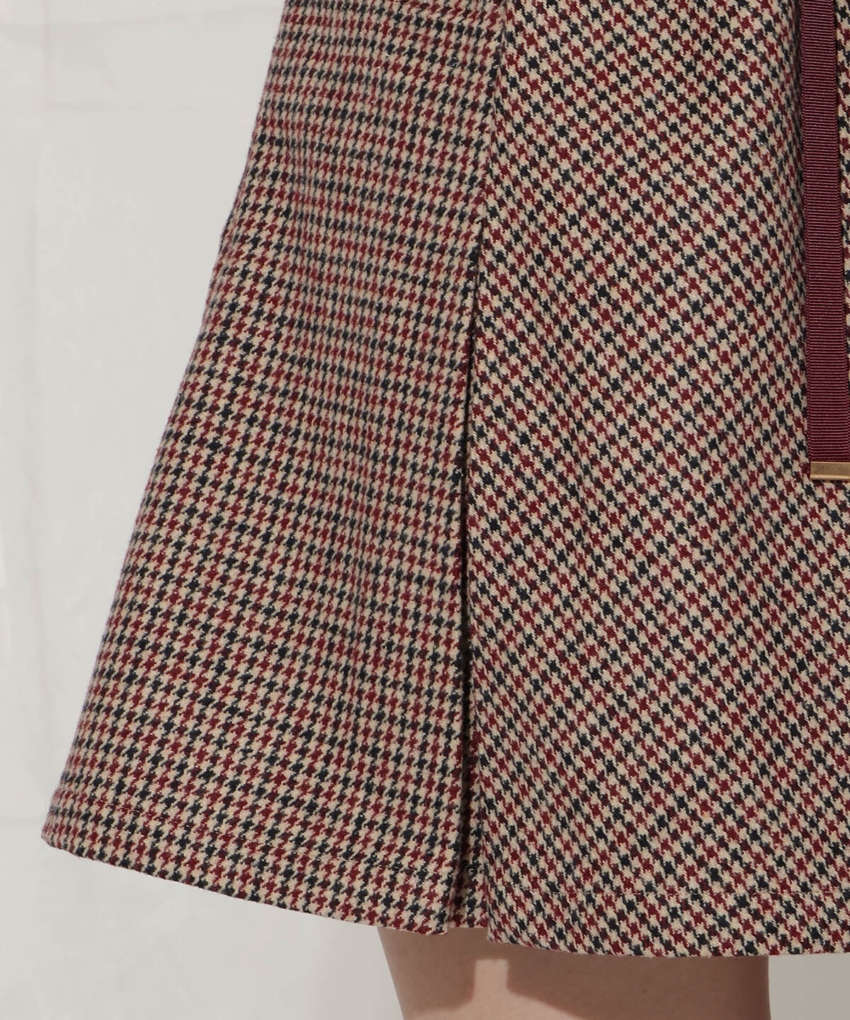 WILLSELECTION「バックスピンドルボックスタックミニスカート」|フレア|