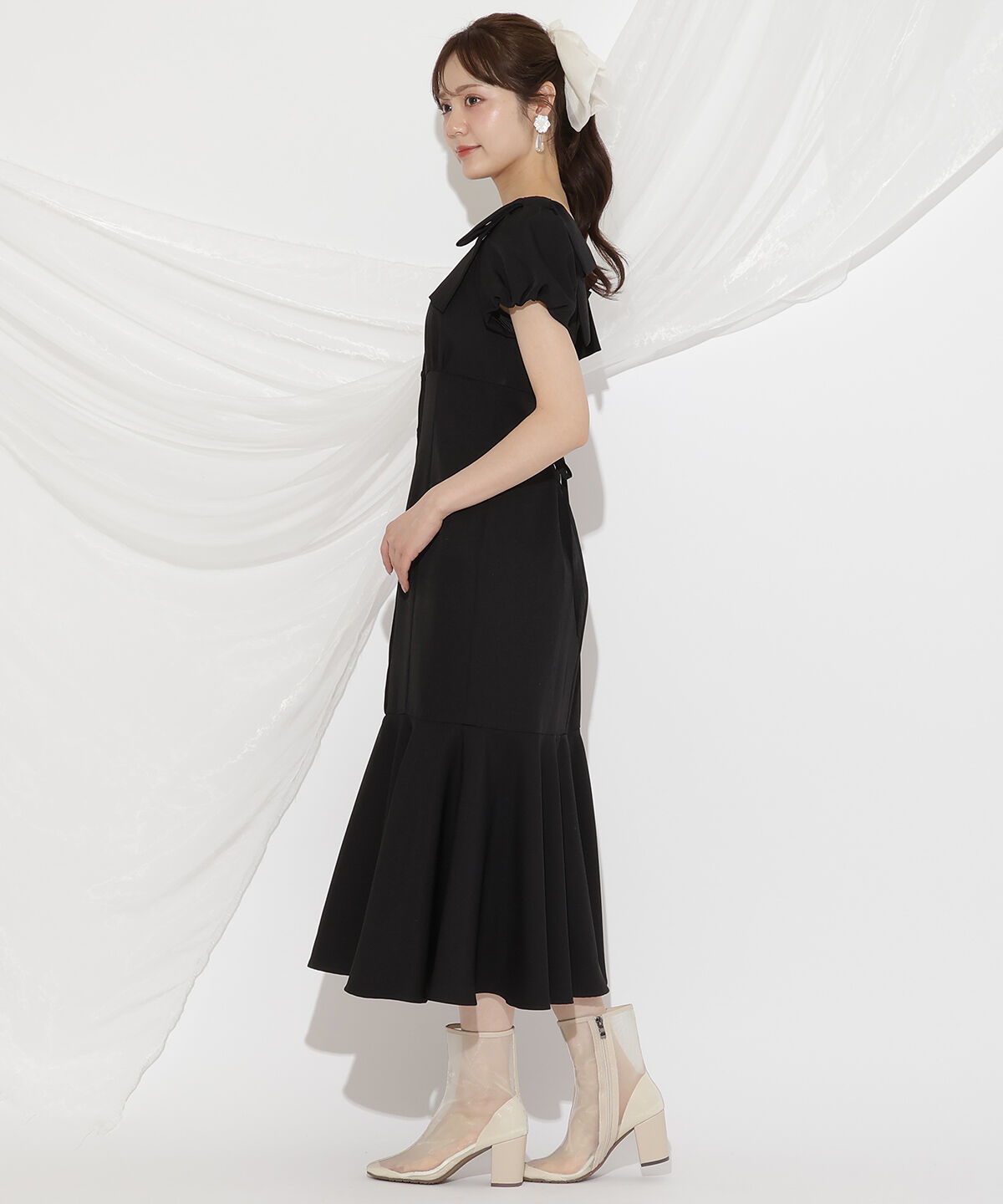 WILLSELECTION「ショルダーリボンマーメイドワンピース」|ワンピース|