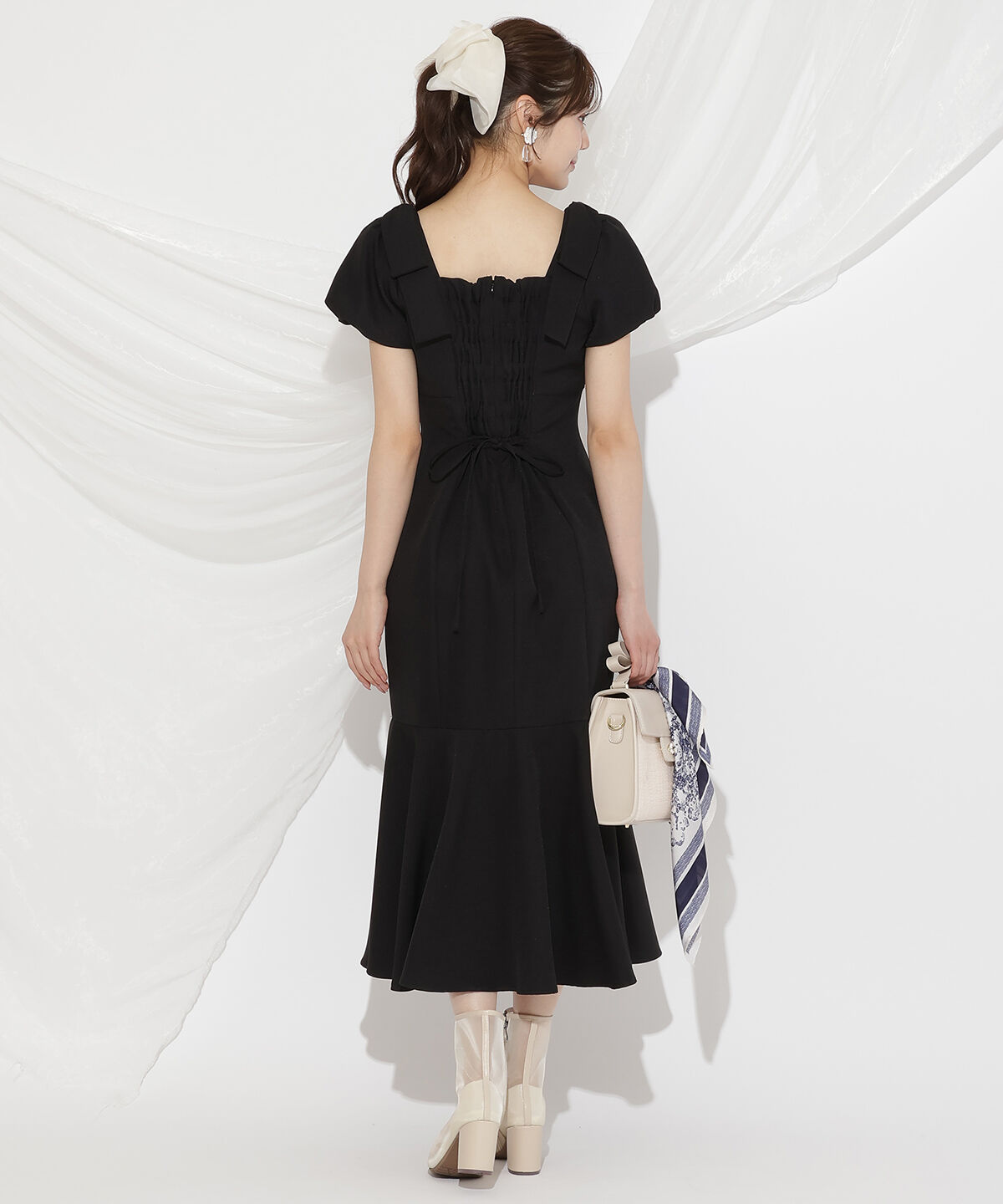 WILLSELECTION「ショルダーリボンマーメイドワンピース」|ワンピース|