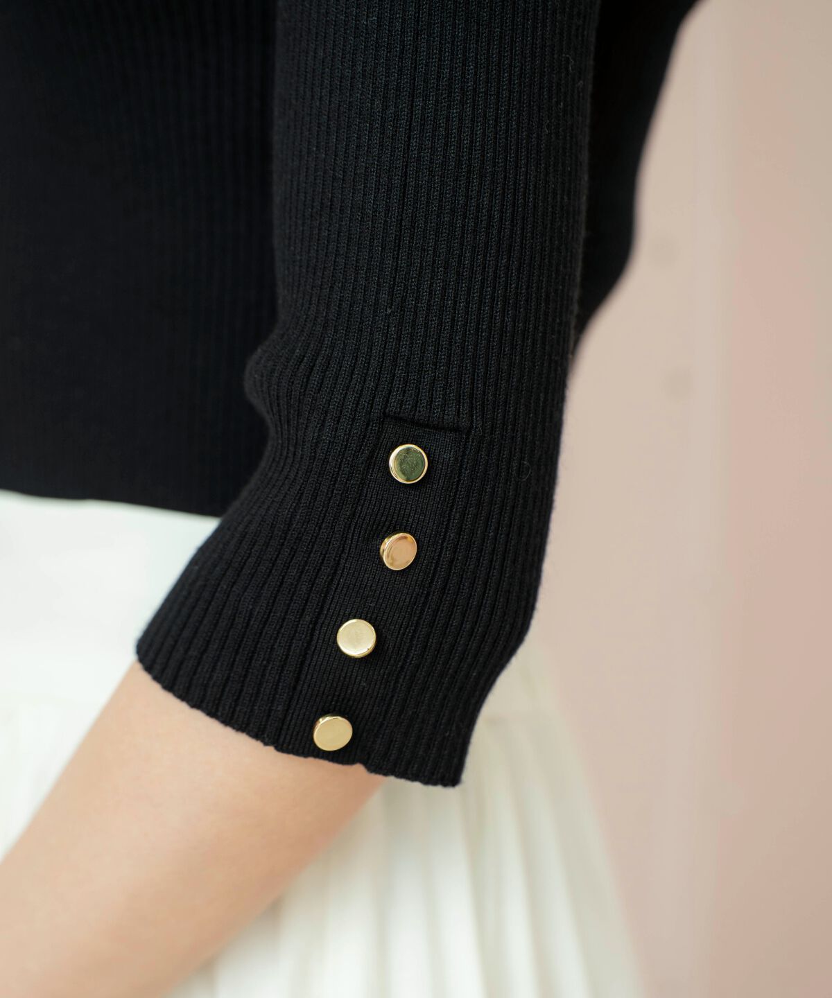 WILLSELECTION「デコルテオープンハイネックプルオーバー」|ニット・セーター|