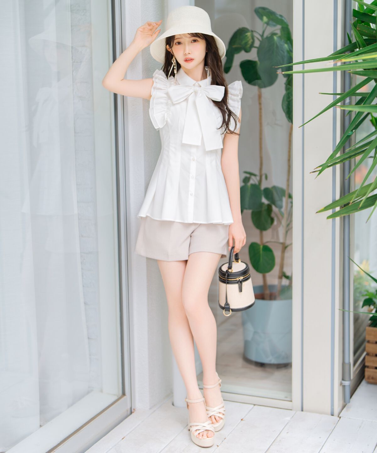 WILLSELECTION「タックデザインショートパンツ」|キュロット|