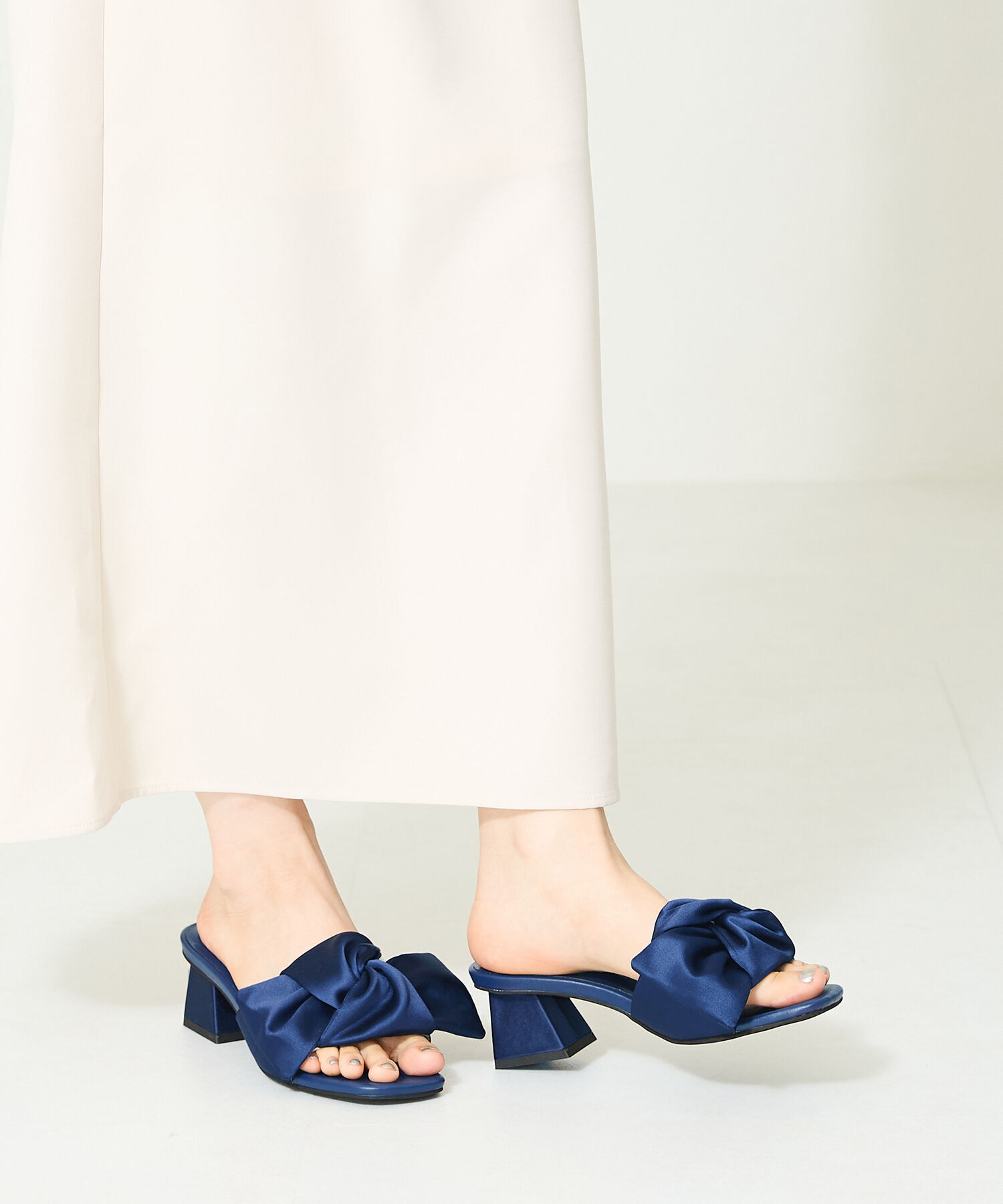 ORiental TRaffic「ビッグリボンモチーフミュール/41227」|サンダル|