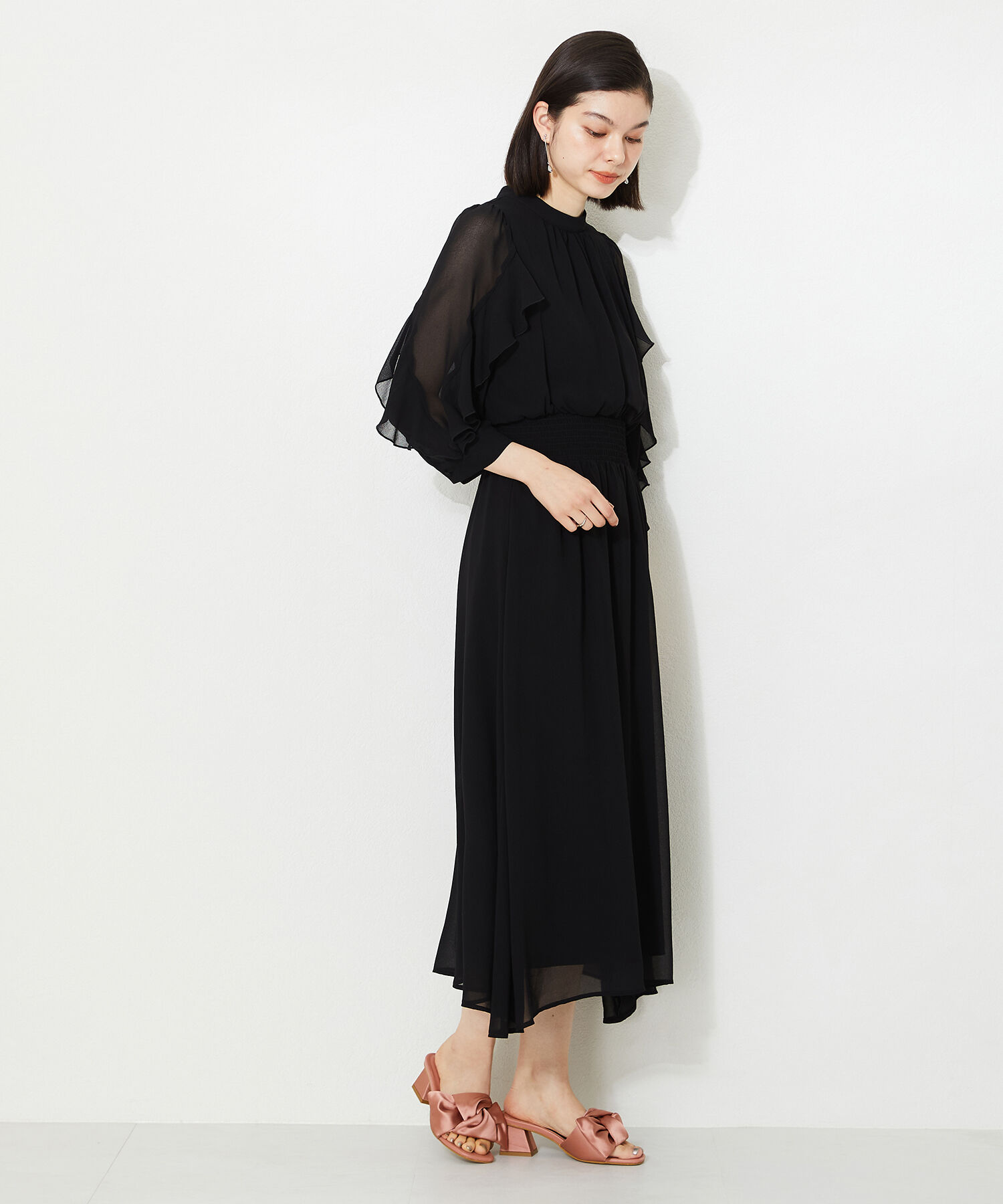 ORiental TRaffic「ビッグリボンモチーフミュール/41227」|サンダル|