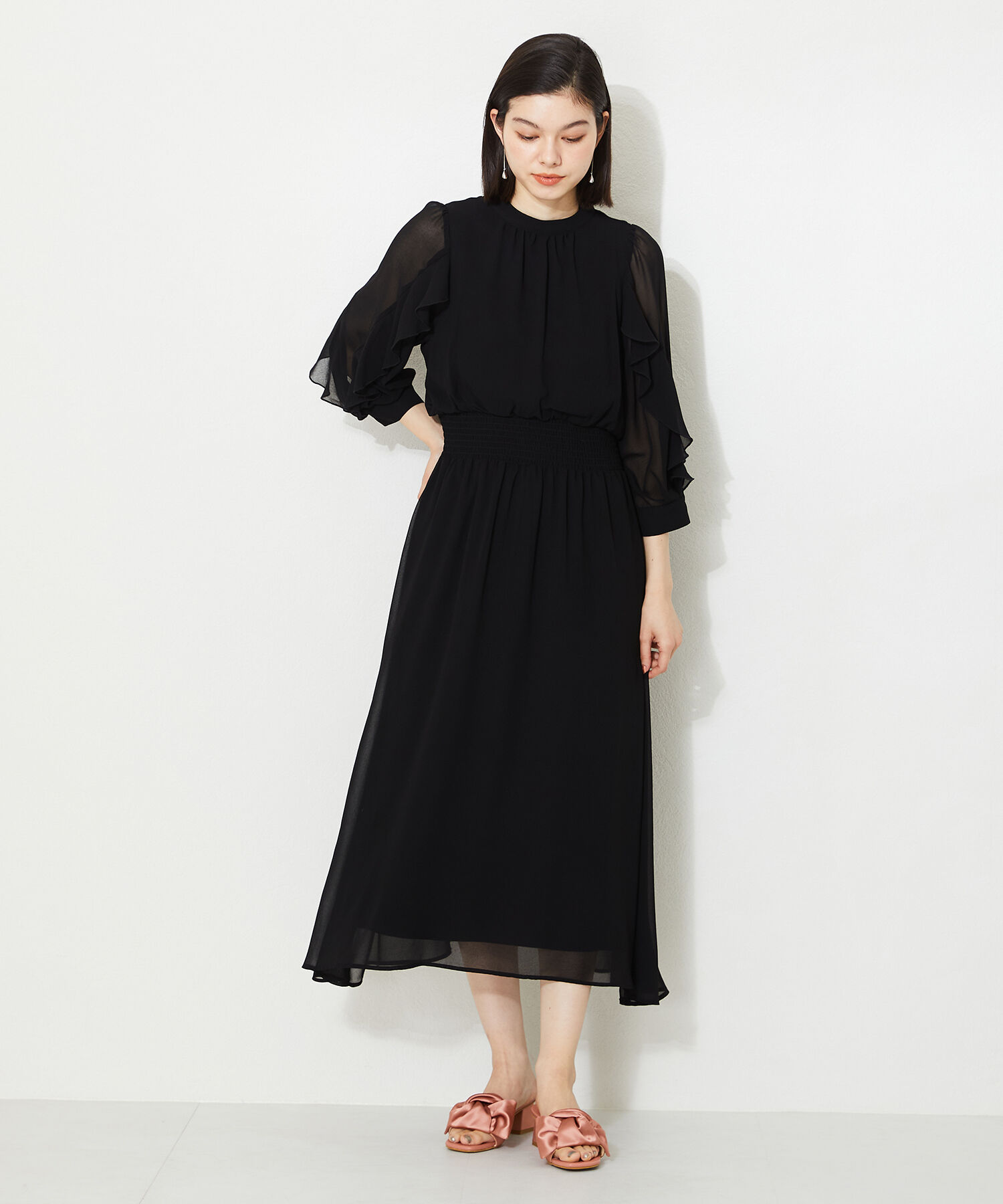 ORiental TRaffic「ビッグリボンモチーフミュール/41227」|サンダル|