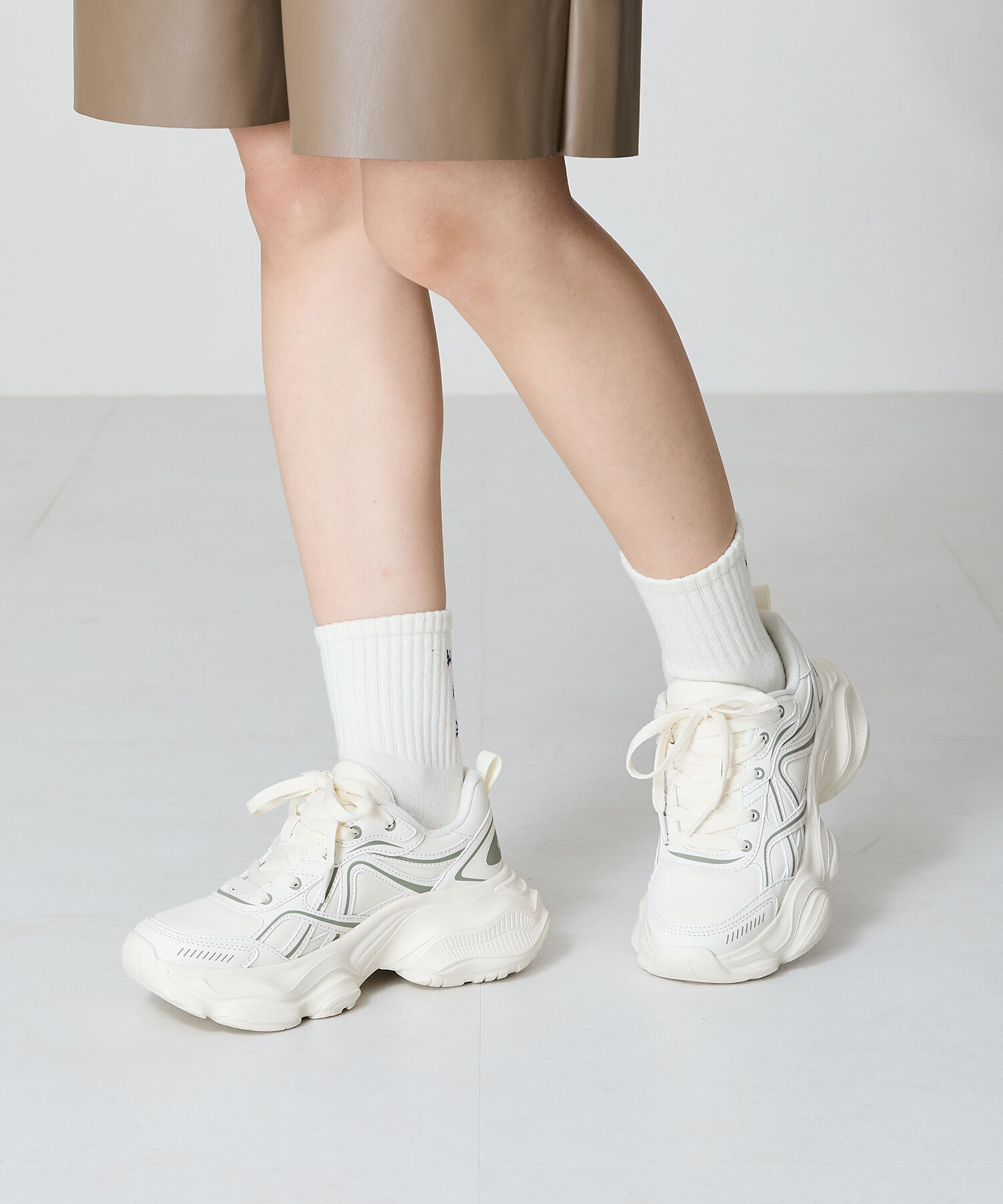 ORiental TRaffic「【アウトレット価格】ボリュームソールハイテクスニーカー/OT3747」|スニーカー|