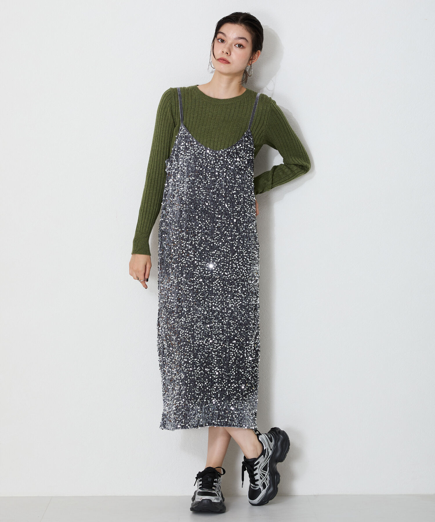 ORiental TRaffic「【アウトレット価格】ボリュームソールハイテクスニーカー/OT3747」|スニーカー|