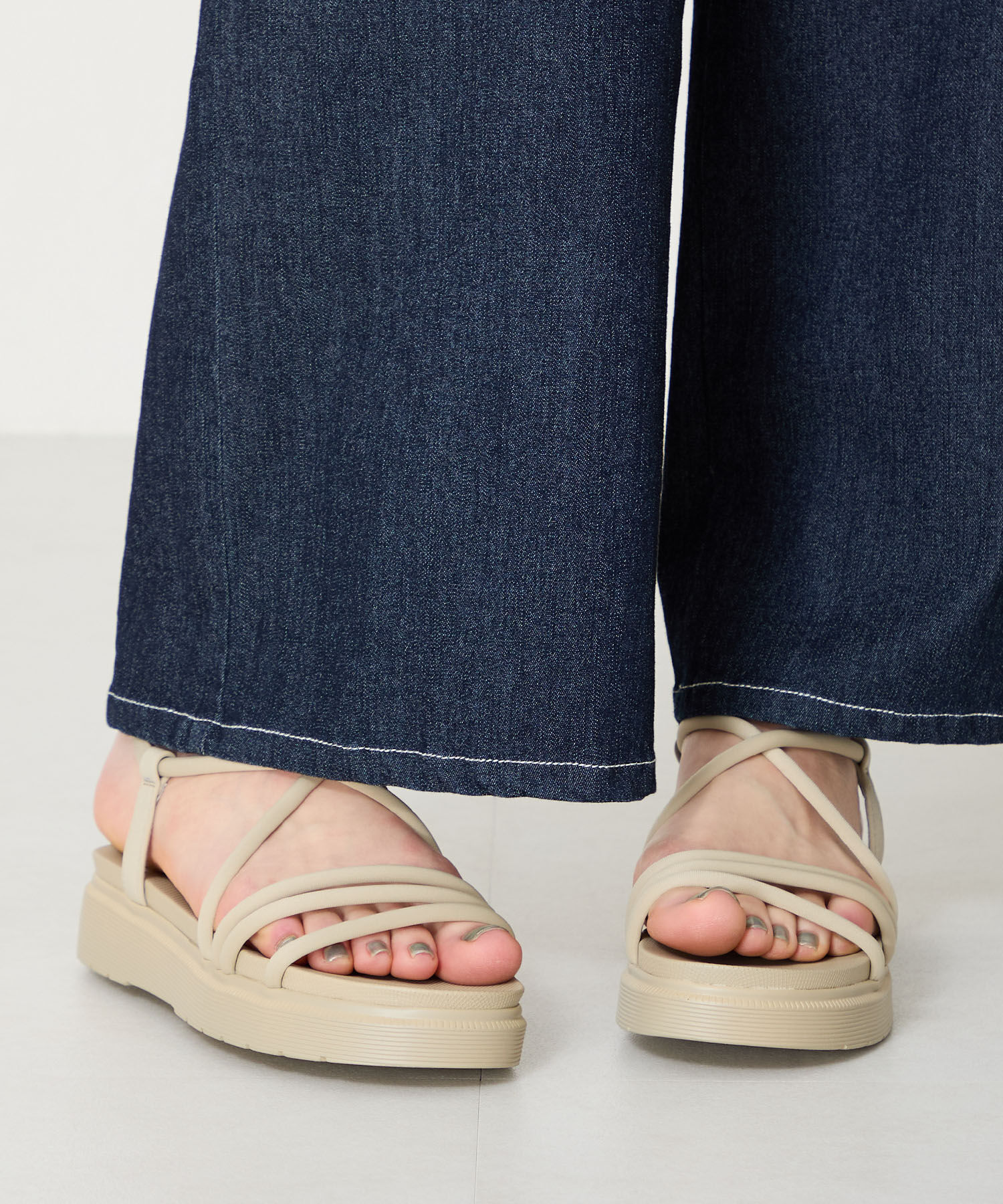 ORiental TRaffic「【WEB限定】●2025春夏新作●チューブストラップスポーツサンダル/55204 厚底　スポサン 人気」|サンダル|