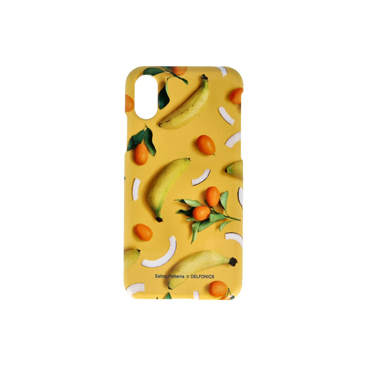 DELFONICS「Eating Patterns iPhone XS ケース」|モバイルケース|イエロー