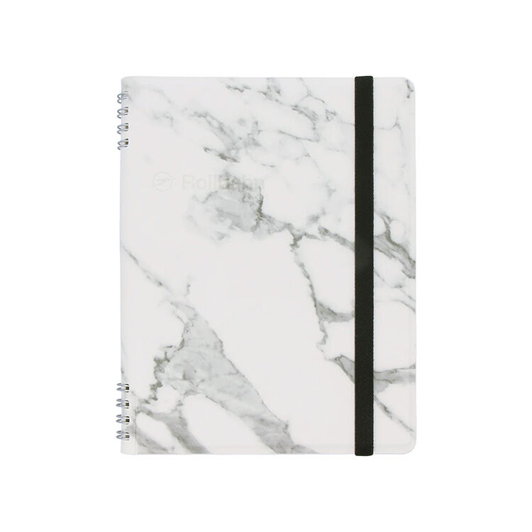 Rollbahn「ロルバーン フレキシブル カバーA5」|ステーショナリー|マーブルホワイト