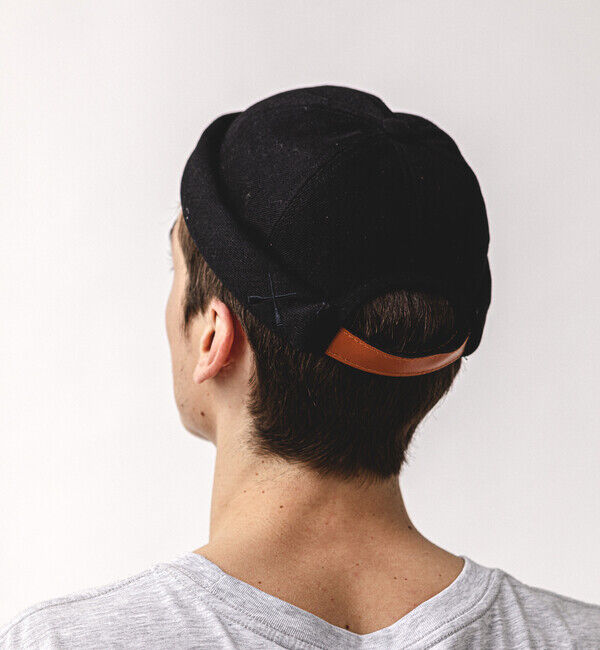 BETON CIRE「【ベトン シレ】ミキ/デニムブラック コットン/帽子 メンズ レディース/BETON CIRE」|キャップ・キャスケット|