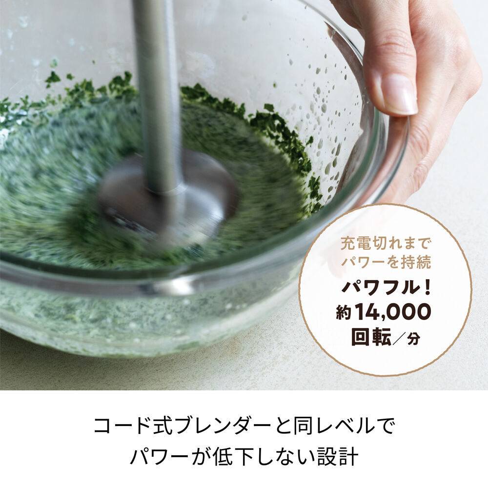 recolte「レコルト コードレス ハンディブレンダー RHB-2」|食器・キッチングッズ|