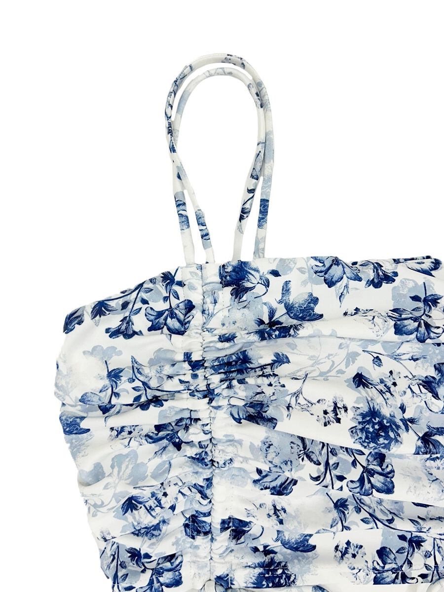 PEAK&PINE「アンティーク調フラワービスチェビキニ」|ビキニ|