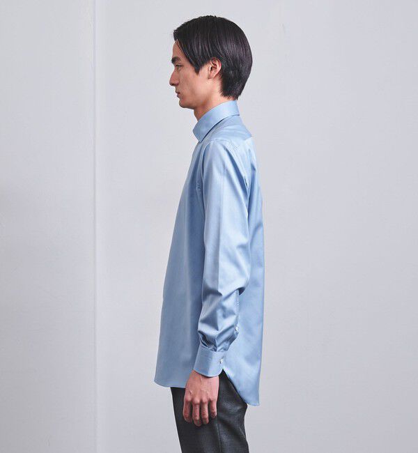 UNITED ARROWS「イージーケア AG ツイル セミワイドカラーシャツ -抗菌防臭-」|シャツ・ブラウス|