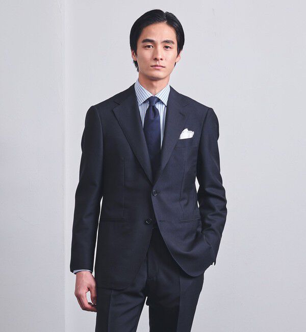 UNITED ARROWS「ウールモヘヤ シングル ３ボタン スーツ MC‐MODEL」|スーツ|