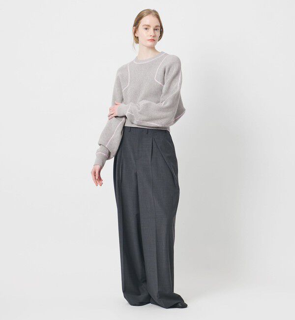 AEWEN MATOPH「＜AEWEN MATOPH＞アゼステッチ ニットプルオーバー ‐ ウォッシャブル ‐」|ニット・セーター|