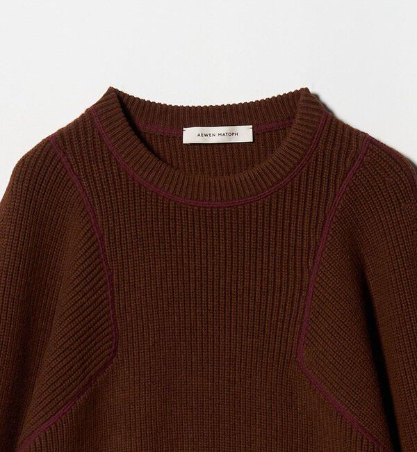 AEWEN MATOPH「＜AEWEN MATOPH＞アゼステッチ ニットプルオーバー ‐ ウォッシャブル ‐」|ニット・セーター|