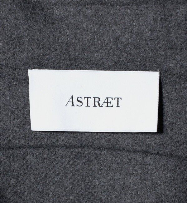 ASTRAET「＜ASTRAET＞スソタック ショールカラー リバーコート」|チェスターコート|
