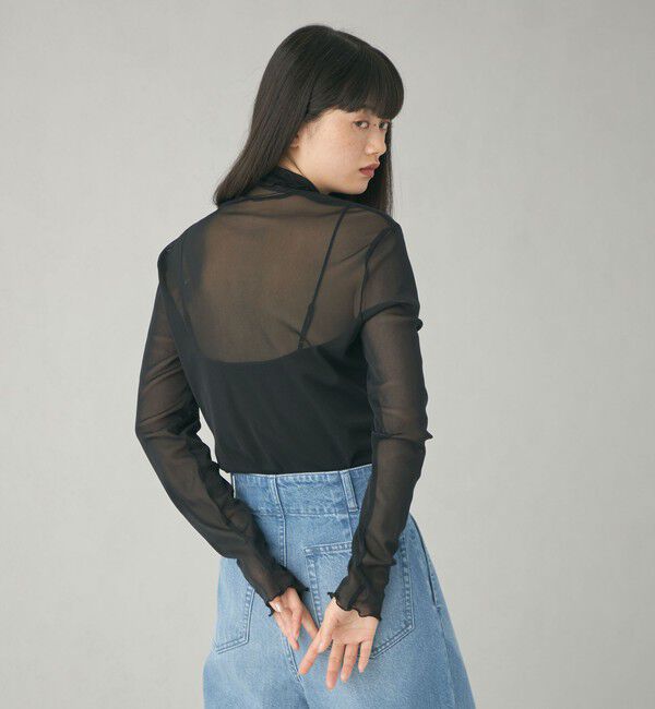 EMMEL REFINES「＜EMMEL REFINES＞EM シアー タートル カットソー」|Tシャツ・カットソー|