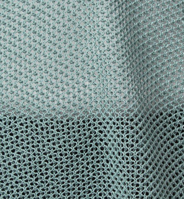 UNITED ARROWS green label relaxing「メッシュ スキッパー ニット プルオーバー -ウォッシャブル-」|ニット・セーター|