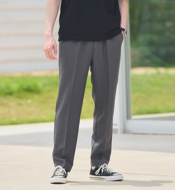 UNITED ARROWS green label relaxing「ポリエステル シャーク オルマイ イージーパンツ -ストレッチ-」|その他|DK.GRAY