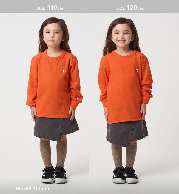 UNITED ARROWS green label relaxing「＜Champion＞ワッフル ロングスリーブTシャツ / キッズ  110cm-130cm」|Tシャツ・カットソー|