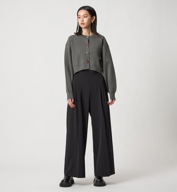 EMMEL REFINES＞EM HW ビジュー ミニ カーディガン（EMMEL REFINES