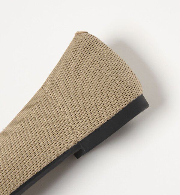 UNITED ARROWS green label relaxing「ウェルネス ニット スクエアVカット シューズ 撥水 ウォッシャブル」|ローファー|