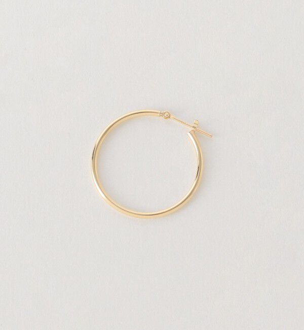 BEAUTY&YOUTH UNITED ARROWS「K10イエローゴールド パイプピアス」|ピアス|