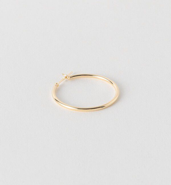 BEAUTY&YOUTH UNITED ARROWS「K10イエローゴールド パイプピアス」|ピアス|