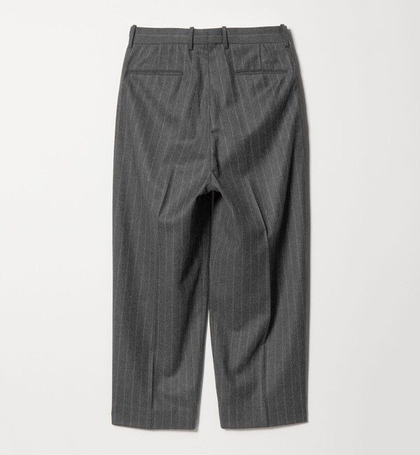 STEVEN ALAN「＜Steven Alan＞ ウール フラノ インツープリーツ ドレス トラウザーズ」|スラックス|