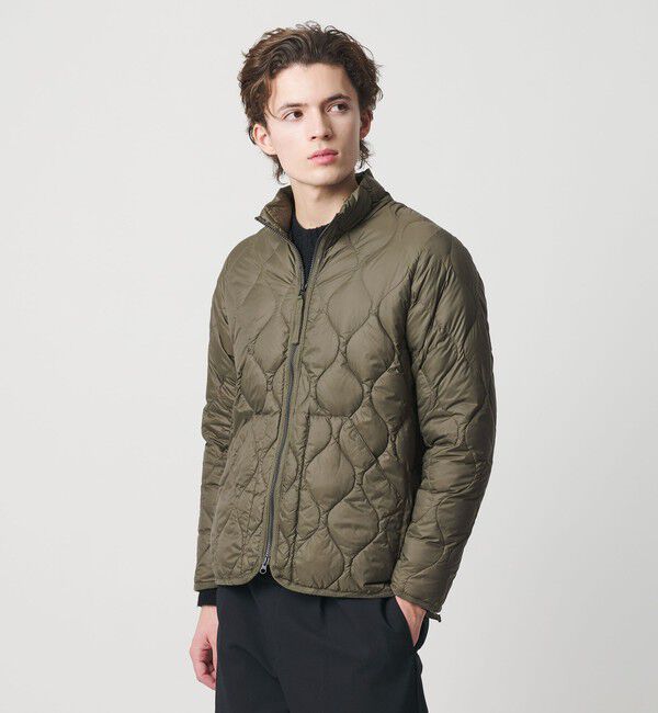 BEAUTY&YOUTH UNITED ARROWS「＜TAION＞ミリタリー ハイネック ダブルジップ ダウン ジャケット」|ダウン|OLIVE